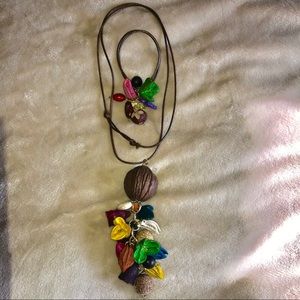 Necklace, bracelet & earring